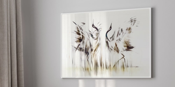 obrazy inspirowane żurawiami